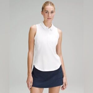 Lululemon Quick-Dry Sleeveless Polo Shirt
Straight Hem